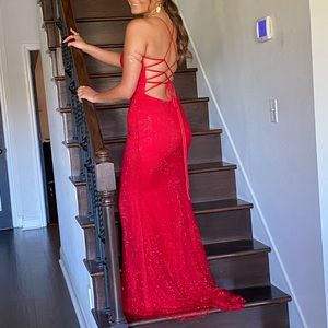 Red prom dress